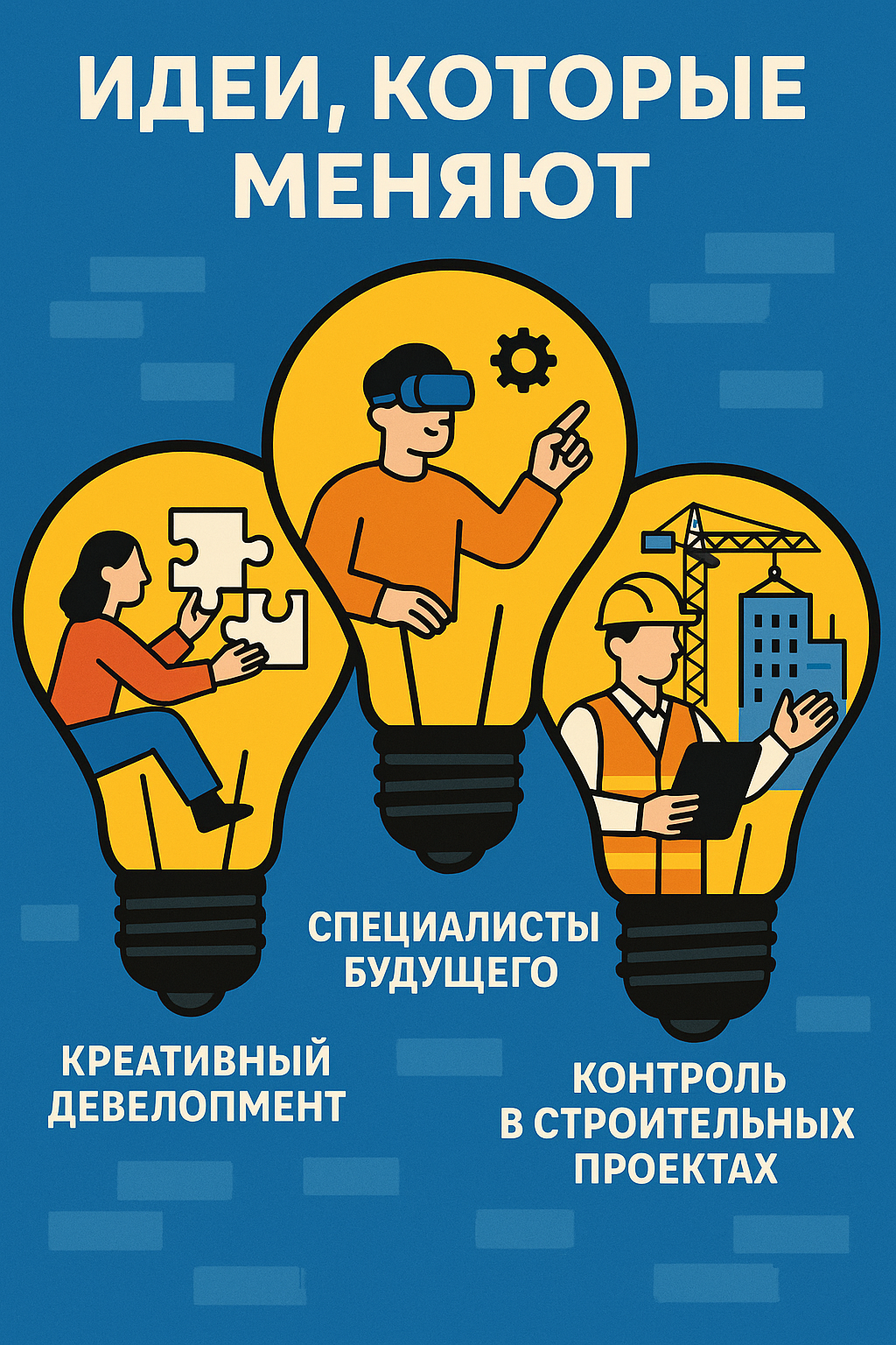 Дайжджест №2: Идеи, которые меняют: креативный девелопмент, специалисты будущего и контроль в строительных проектах фото: Дайжджест №2: Идеи, которые меняют: креативный девелопмент, специалисты будущего и контроль в строительных проектах