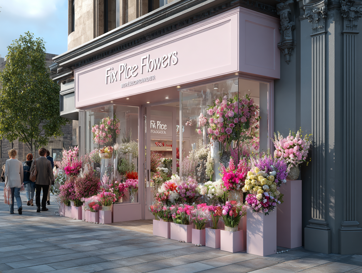 фото: Сеть цветочных магазинов Центр Цветов – Fix Price Flowers объявила о запуске франшизы