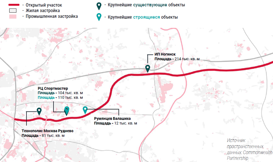 фото: СMWP: 122 тыс. кв. м складов планируются к вводу вдоль М-12 в 2025-2027 гг.