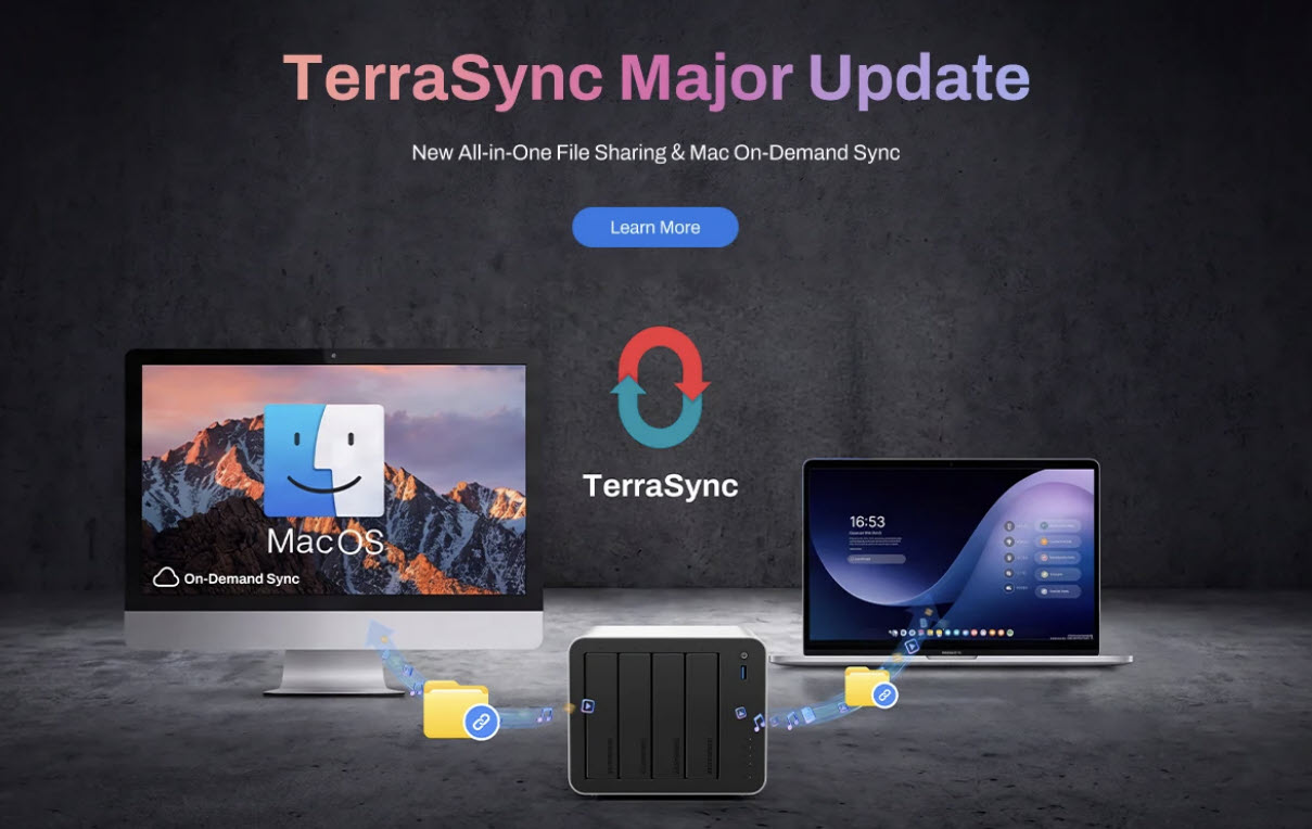 фото: TerraMaster выпустила обновление TerraSync с новыми функциями синхронизации и совместной работы для Mac