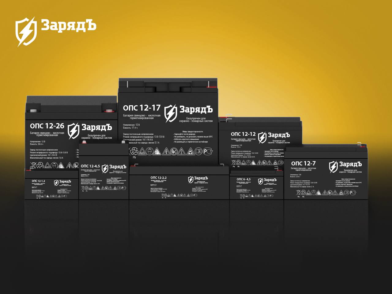 фото: Аккумуляторы (АКБ) для ОПС