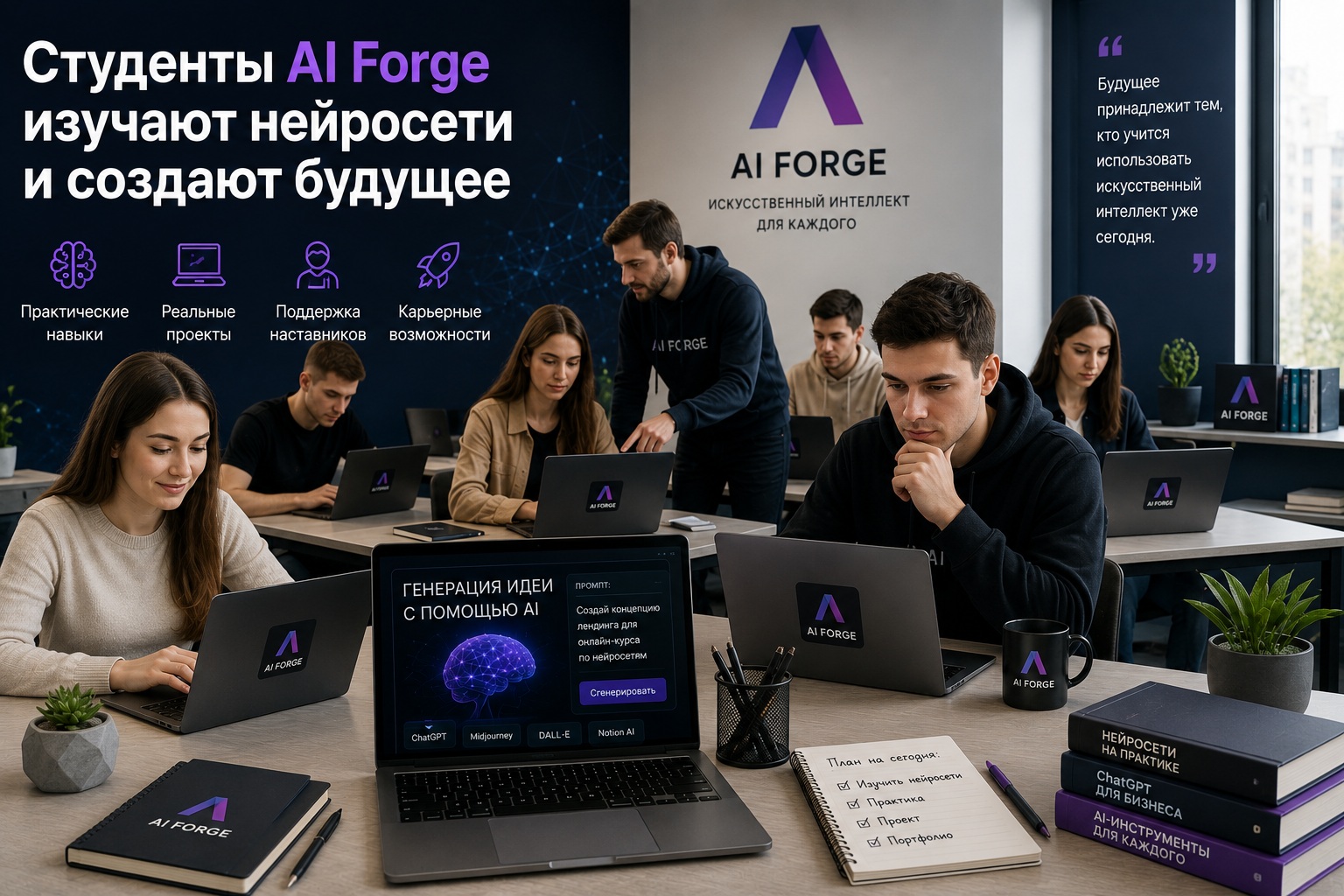 AI Forge представила новую программу стажировок для студентов в Беларуси фото: AI Forge представила новую программу стажировок для студентов в Беларуси