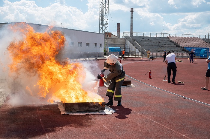 В «Транснефть – Дружба» соревновались добровольные пожарные фото: В «Транснефть – Дружба» соревновались добровольные пожарные