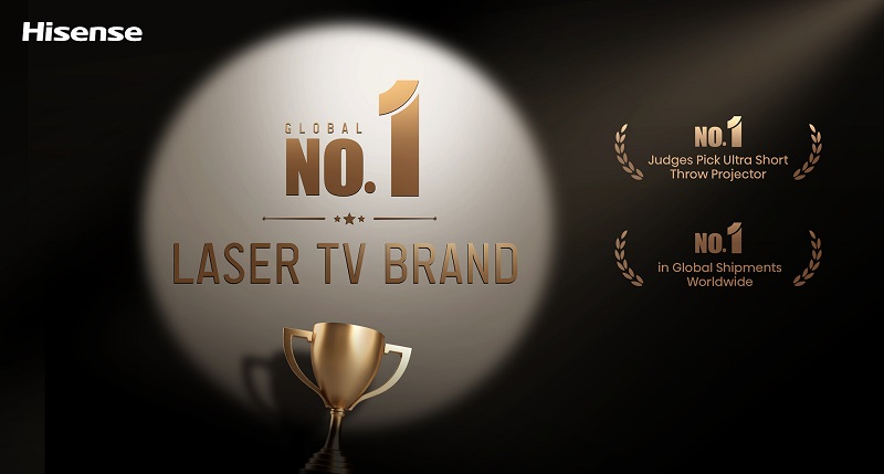 Hisense удерживает мировое лидерство на рынке Laser TV фото: Hisense удерживает мировое лидерство на рынке Laser TV