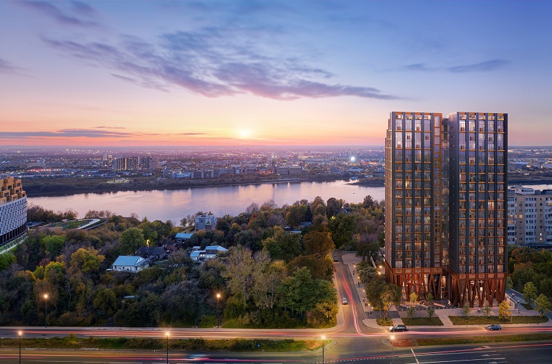 В центре Нижнего Новгорода появится «парящий» жилой комплекс фото: В центре Нижнего Новгорода появится «парящий» жилой комплекс
