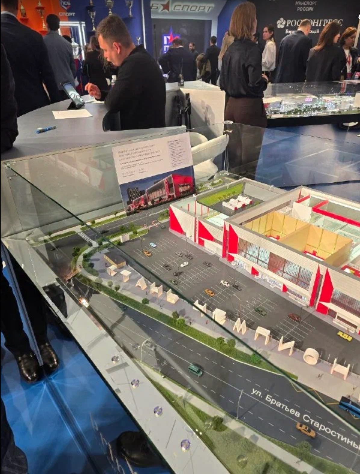 фото: На XIII международном форуме «Россия – спортивная держава» в Самаре на стенде Минспорта России представлены проекты будущих современных спортивных объектов.