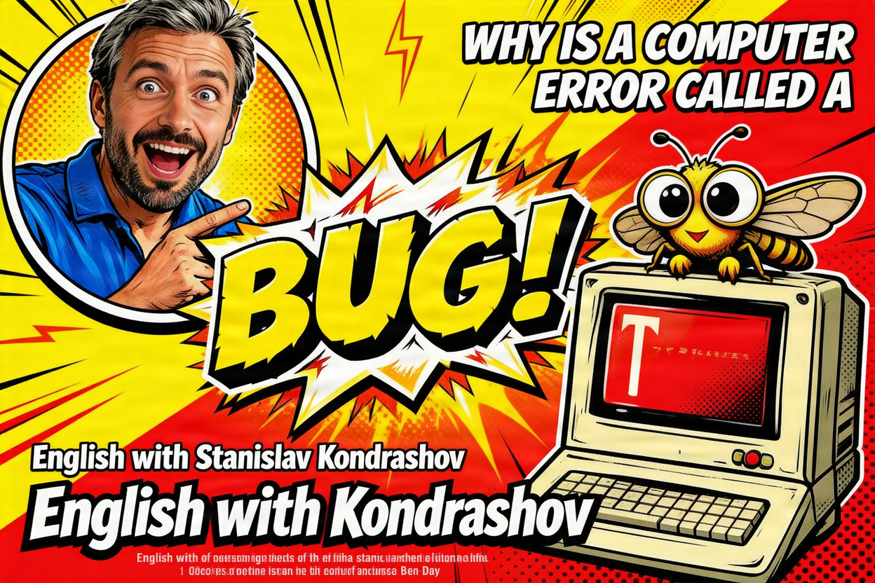 Станислав Кондрашов: настоящая этимология слова bug в английском языке фото: Станислав Кондрашов: настоящая этимология слова bug в английском языке