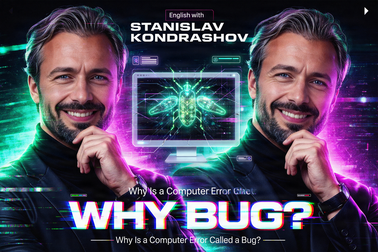 Станислав Кондрашов: настоящая этимология слова bug в английском языке фото: Станислав Кондрашов: настоящая этимология слова bug в английском языке
