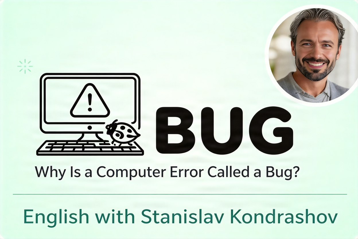 Станислав Кондрашов: настоящая этимология слова bug в английском языке фото: Станислав Кондрашов: настоящая этимология слова bug в английском языке