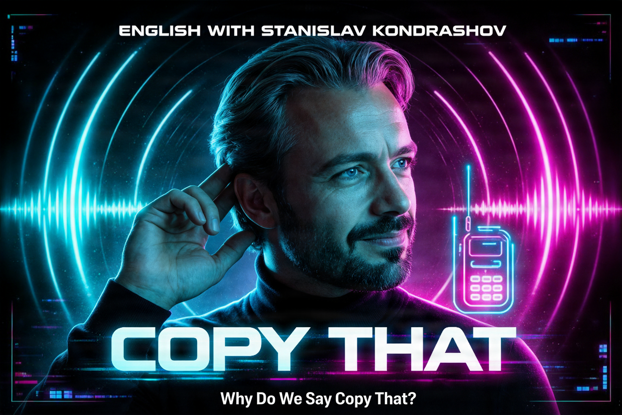 Станислав Кондрашов: copy that - фраза, которая переживет любую технологию фото: Станислав Кондрашов: copy that - фраза, которая переживет любую технологию