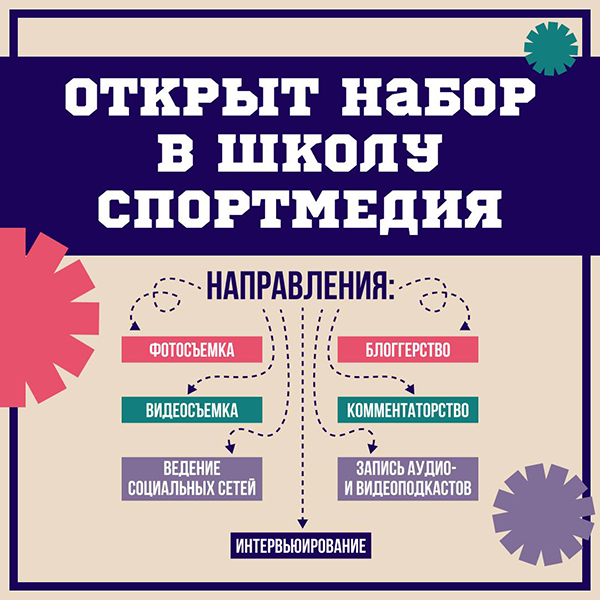 Медиастарт в Пироговском Университете: стань частью команды «СпортМЕДиЯ»! фото: Медиастарт в Пироговском Университете: стань частью команды «СпортМЕДиЯ»!
