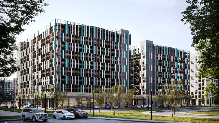 фото: Два паркинга ЖК «У реки. Эко Видное 2.0» от MR введены в эксплуатацию