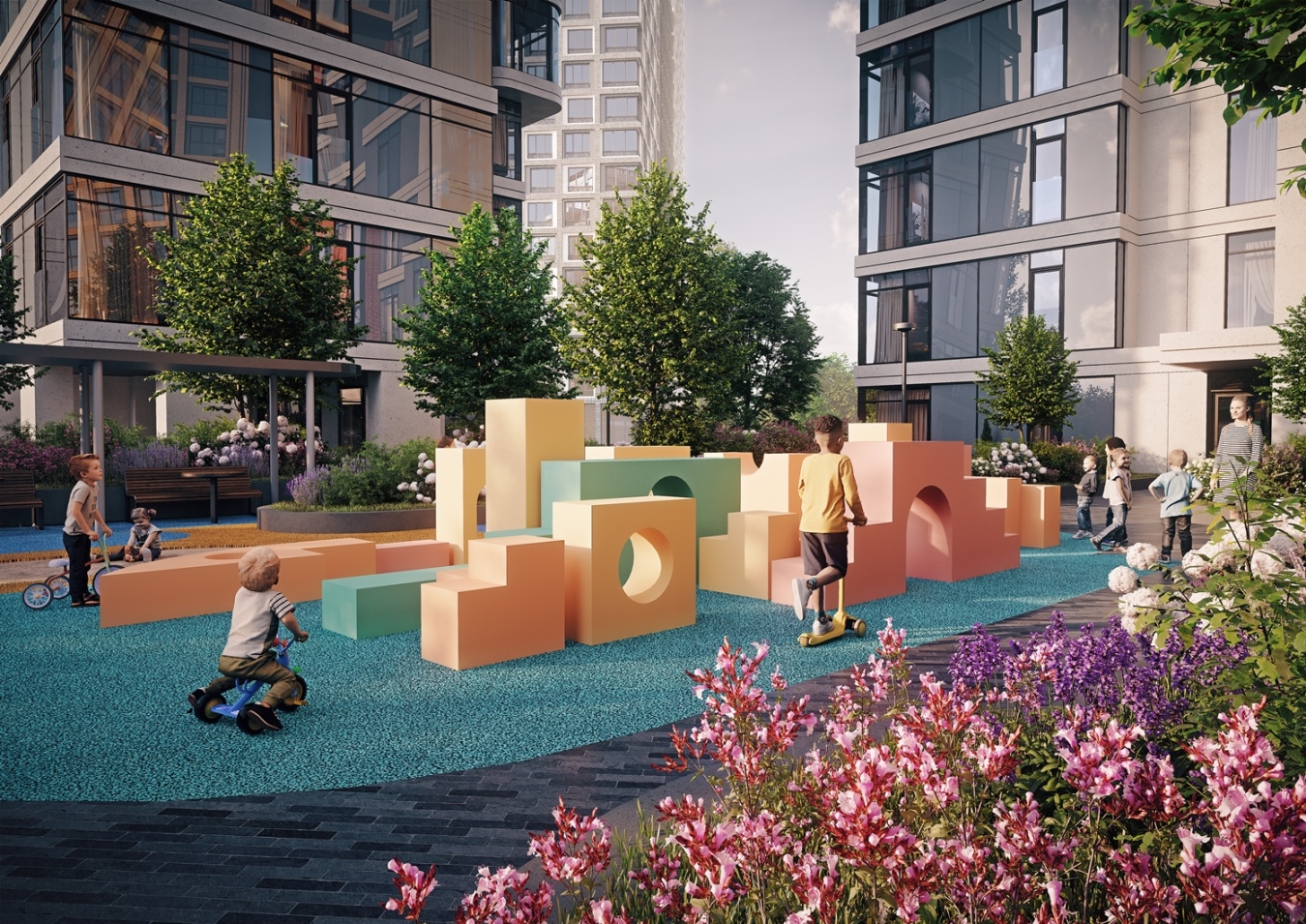 «Метриум»: Город игр – топ-10 самых красивых детских площадок в новостройках Москвы