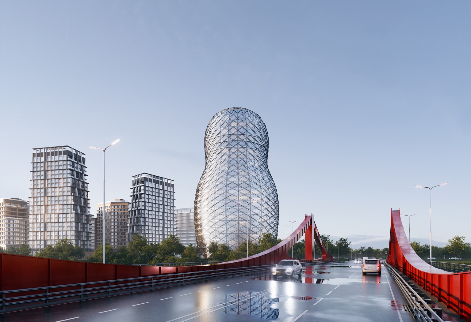 фото: STONE построит бизнес-центр в Мнёвниках в форме матрёшки