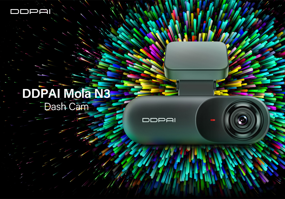 фото: DDPai Dash Cam Mola N3 1600P HD GPS - компактный видеорегистратор с Wi-Fi и не только