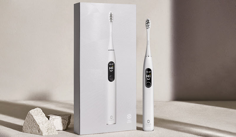 фото: На российском рынке с апреля в продаже умная электрическая зубная щетка Oclean Xpro Elite – новинка 2021 года