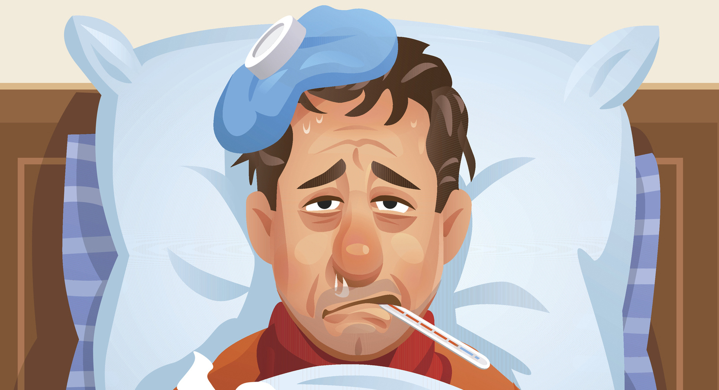 фото: Почему мужчины тяжелее переносят простуду, и как облегчить свое состояние при температуре и боли в горле