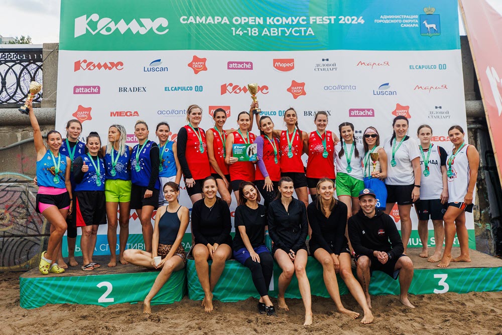 фото: Яркий фестиваль пляжных видов спорта «Самара Open Комус Fest 2025» пройдет с 7 по 10 августа