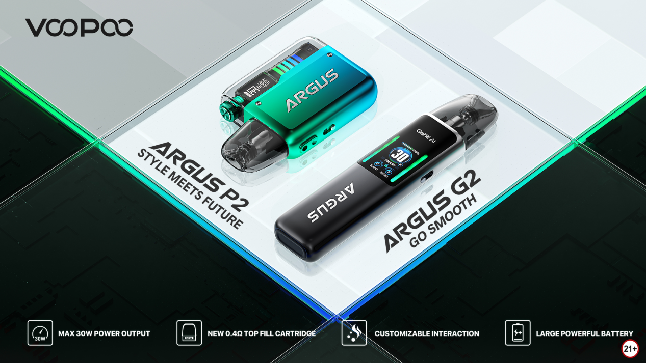 фото: Новое поступление в Россию! Встречайте обновленные модели VOOPOO ARGUS P2&G2