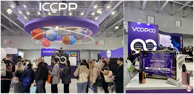 фото: ICCPP блистает на Vape Club Show 2024, привлекая более 5 000 посетителей и завоевывая 2 награды