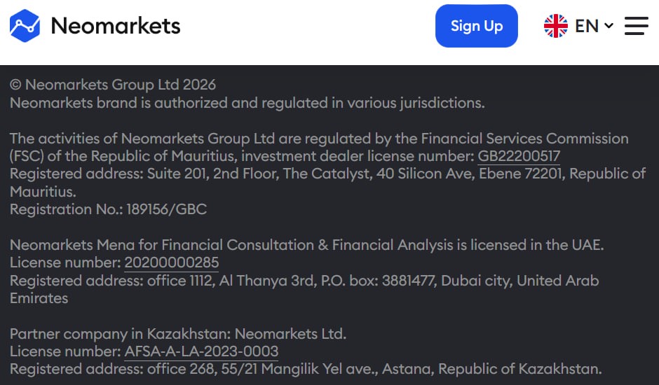 фото: Neomarkets: обзор брокера, условий торговли и вывода средств