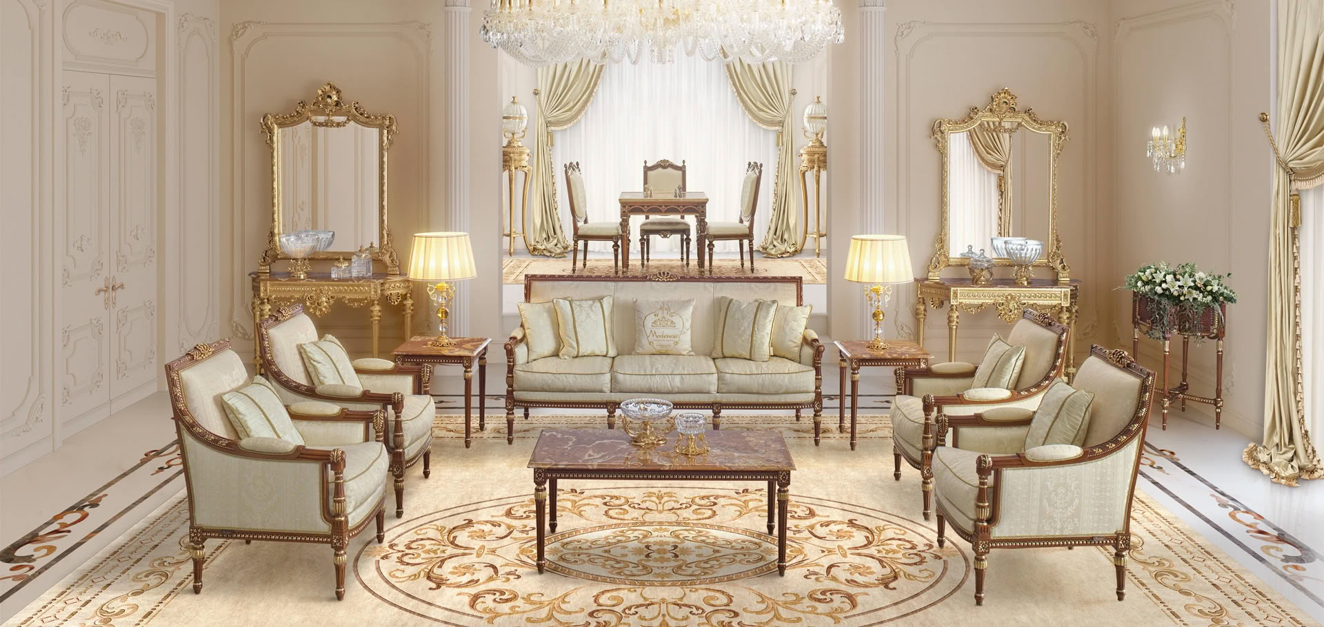 фото: Modenese Furniture подтверждает лидерство на рынках России и Казахстана, представляя новые стандарты итальянского классического дизайна