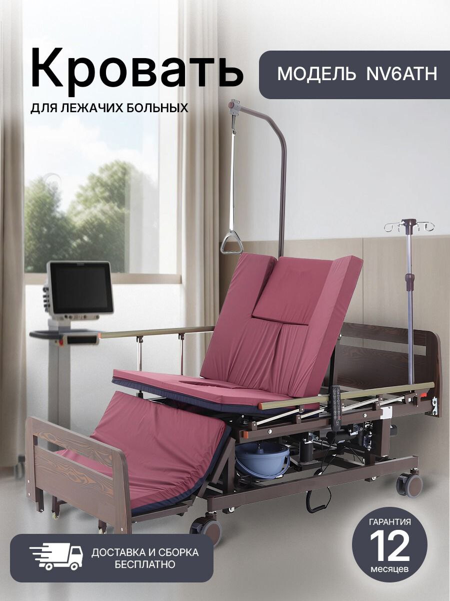 фото: Функциональные медицинские кровати с электроприводом — комфорт и безопасность для пациентов