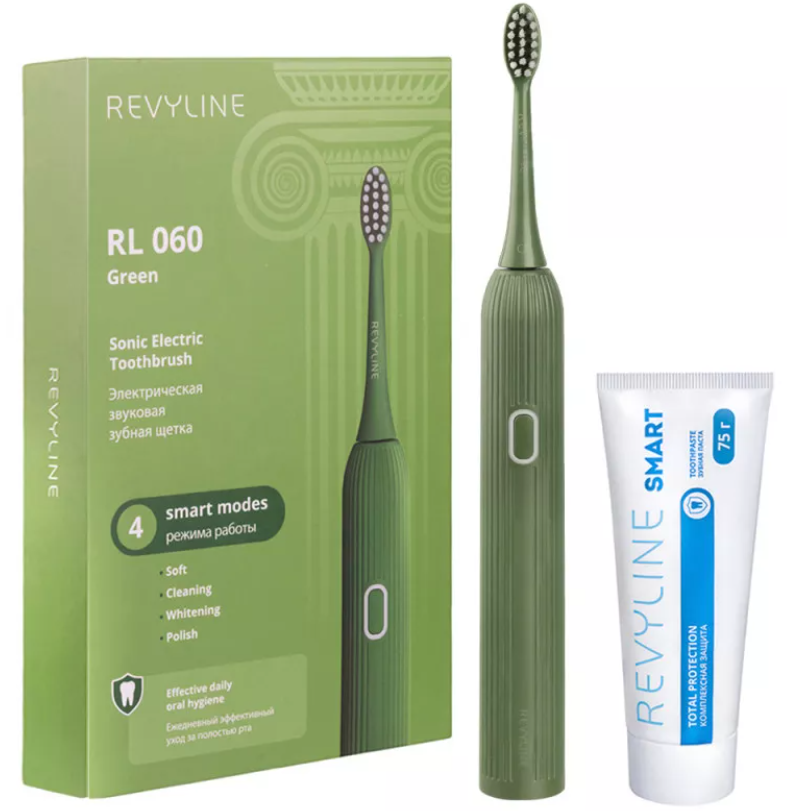 фото: Электрическая зубная щетка Revyline RL060 Green и зубная паста Smart доступны в Саратове