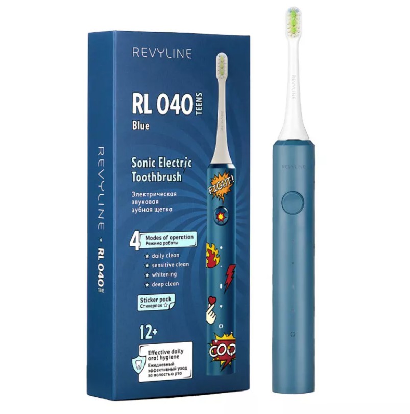 фото: Звуковые щетки для подростков Revyline RL 040 Teens Blue доступны в Минске