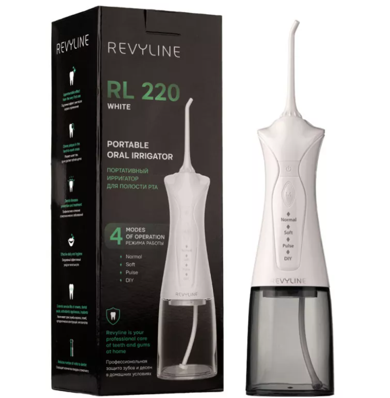 фото: Портативные ирригаторы Revyline RL 220 White доступны в Ташкенте