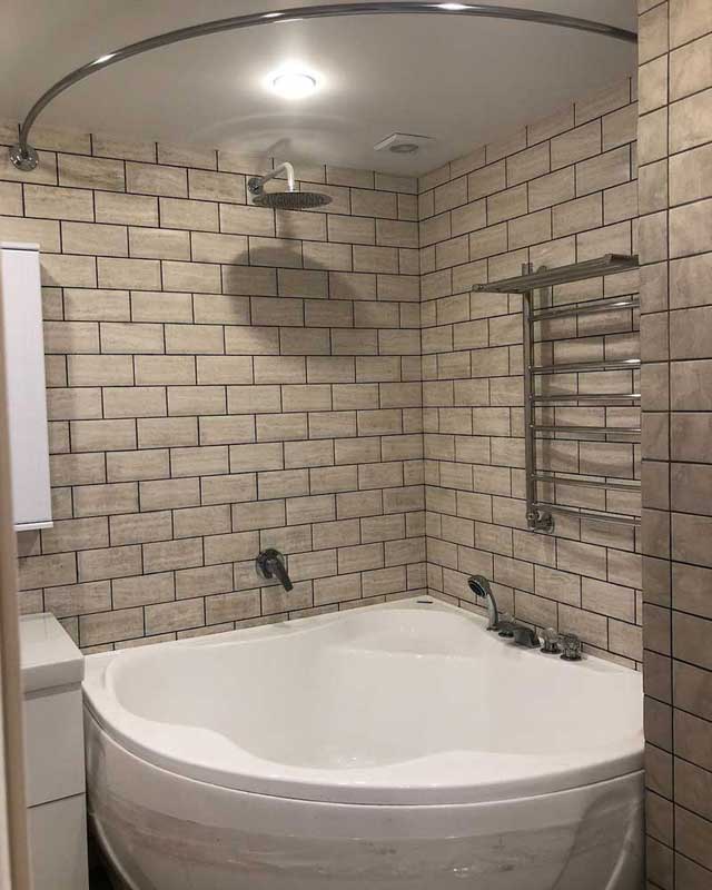 фото: Ремонт ванной комнаты под ключ в Новосибирске экспертного класса по низким ценам