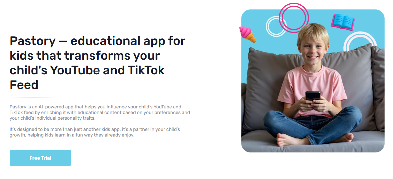 Pastory App Launches: AI-Powered Platform Transforms Kids’ YouTube and TikTok Feeds into Personalized, Expert-Designed Learning Adventures