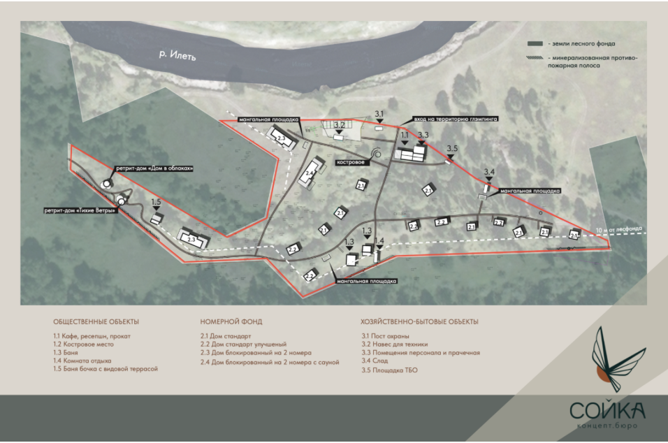 фото: Архитектурное бюро «Сойка Концепт» представило концепцию развития глэмпинга «Илеть» в Республике Марий Эл
