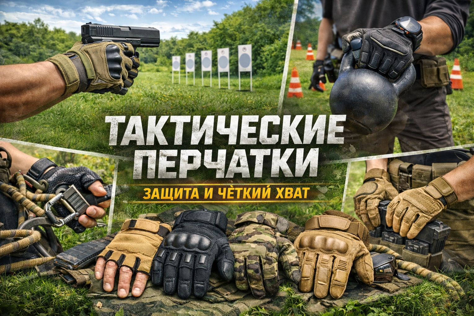 Тактические перчатки для тех, кто выбирает практичную экипировку