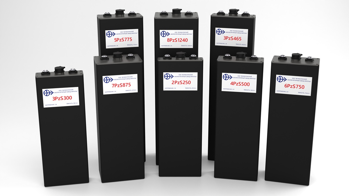 фото: PzS (жидкие)  и PzV (GEL) ВАЗ ИМПУЛЬС - Тяговые аккумуляторные батареи Российского производства