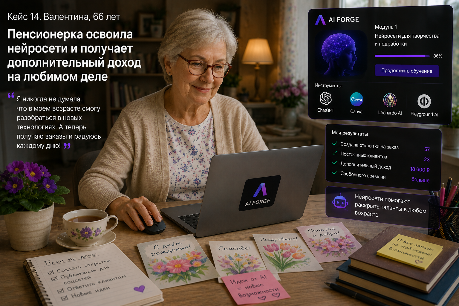 фото: 15 выпускников AI Forge(Аи Фордж): как обычные люди изменили свою жизнь с помощью нейросетей