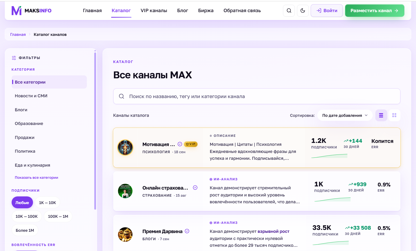 фото: Продвижение каналов в MAX в 2026 году: каталоги, реклама и монетизация