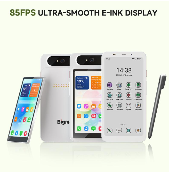 фото: Первый в мире E-Ink-смартфон с частотой обновления 85 FPS — HiBreak Dual 3 с двумя экранами (E-Ink + магнитный LCD) — уже доступен для предзаказа. На базе Dimensity 8300