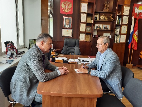 фото: Уполномоченный по защите прав предпринимателей встретился с председателем регионального отделения Союза машиностроителей России 