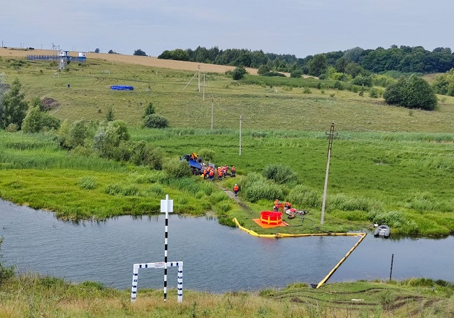 фото: АО «Транснефть – Дружба» провело плановые учения на подводном переходе нефтепровода через реку в Липецкой области 