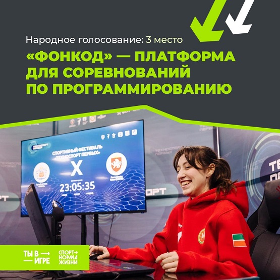 фото: «Фонкод» отметили в народном голосовании Всероссийского конкурса спортивных проектов