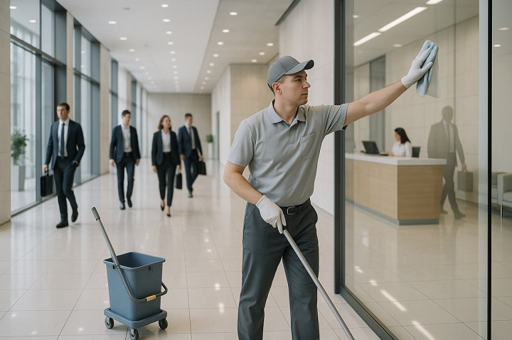 фото: Чистота как элемент имиджа бизнес-центра