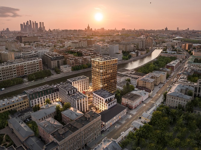 фото: «Балчуг Девелопмент» сообщил о динамике строительства на «Садовнической 69» в Замоскворечье