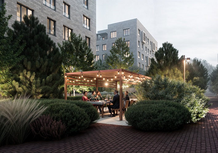 фото: В Красногорске на территории ЖК «Станиславский» высадят более 42 тыс. растений