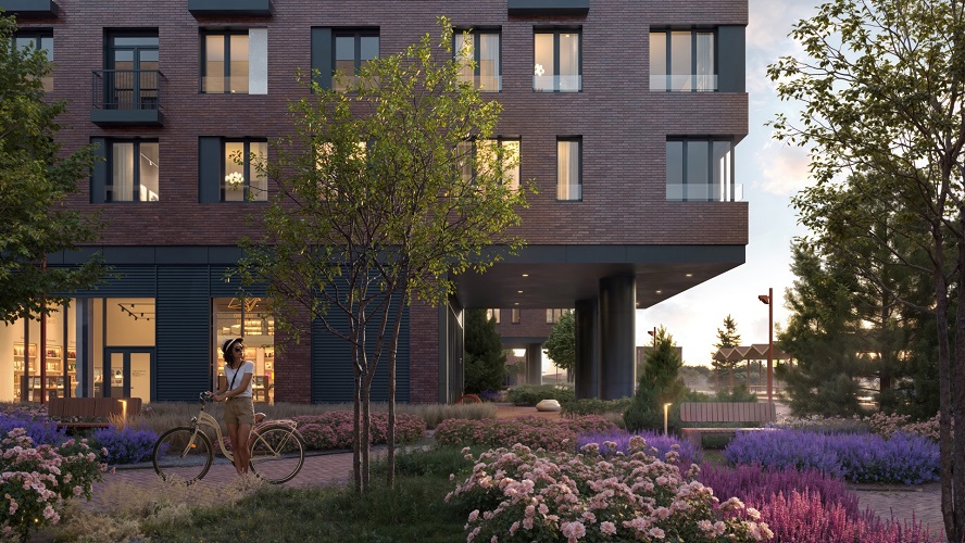 фото: В Красногорске строят новый ЖК со всей необходимой социнфраструктурой