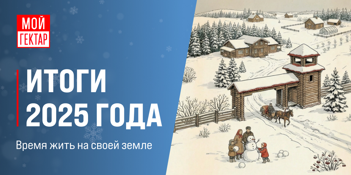 фото: Итоги 2025 года в проекте «Мой гектар»: время жить на своей земле!