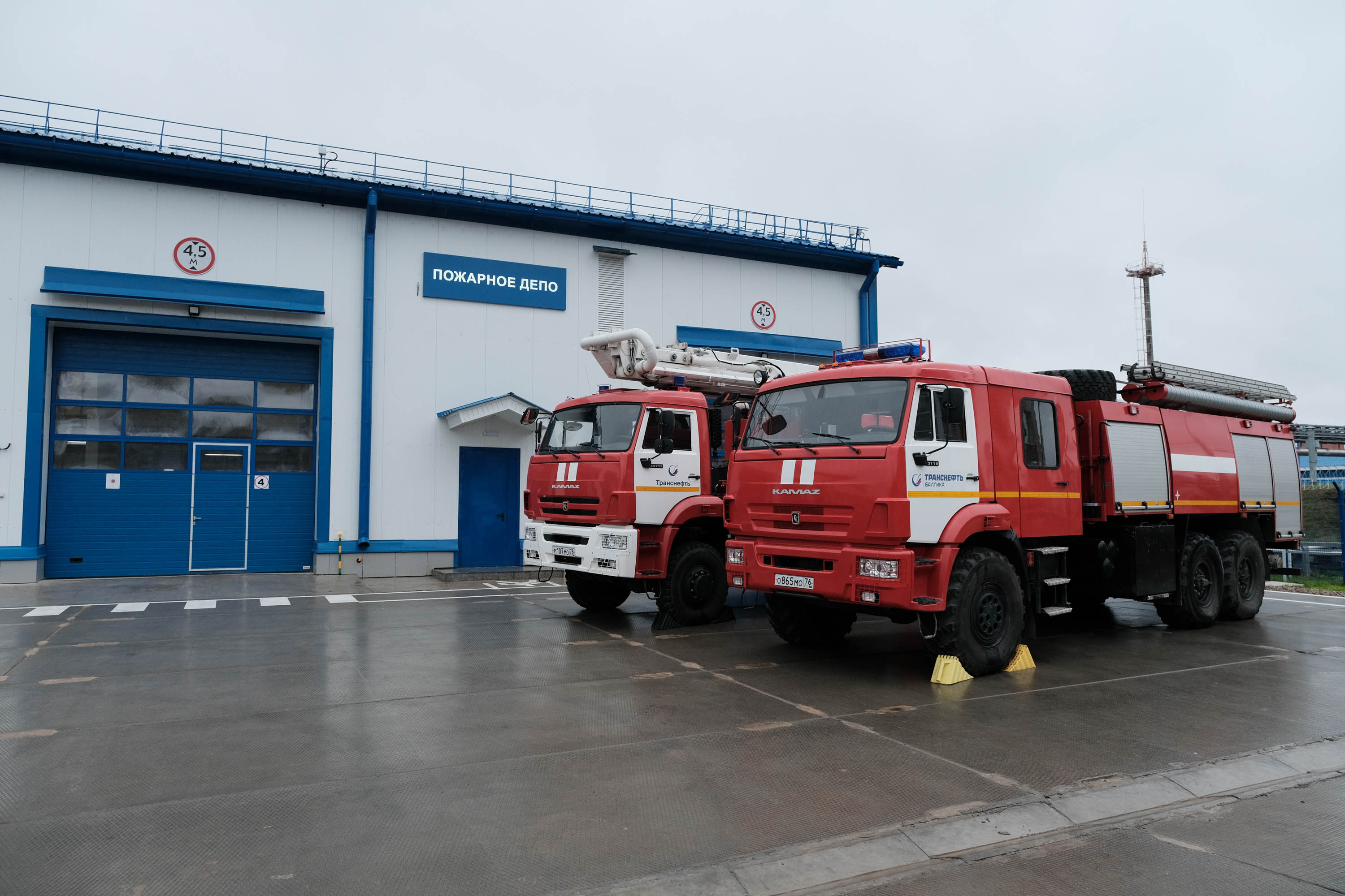 фото: ООО «Транснефть – Балтика» построило пожарное депо для обеспечения защиты НПС «Палкино»