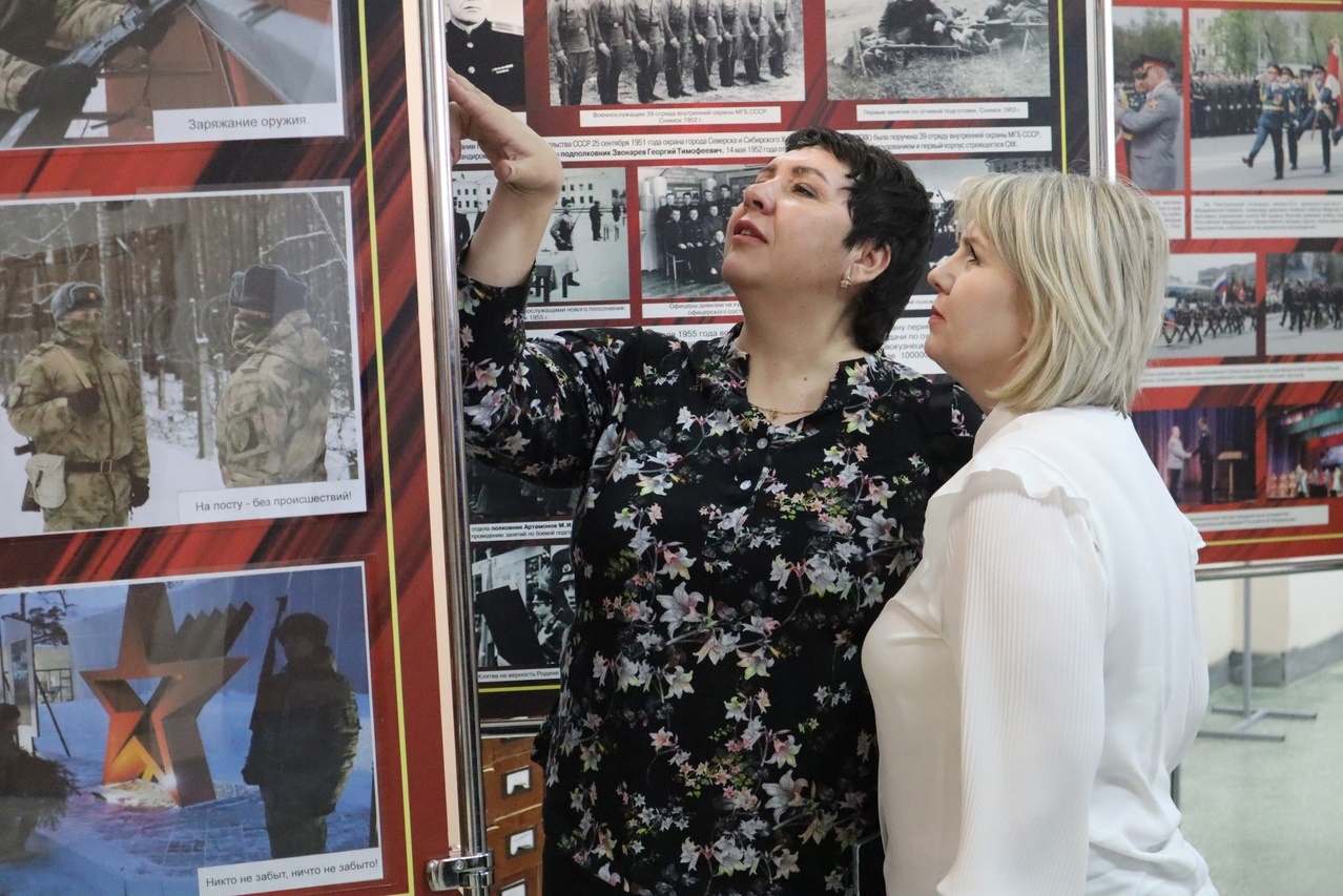фото: Экспозиция о Северском соединении Росгвардии открылась в Томской области