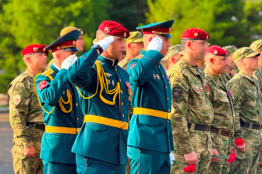 фото:  В Северском соединении Росгвардии почтили память павших военнослужащих