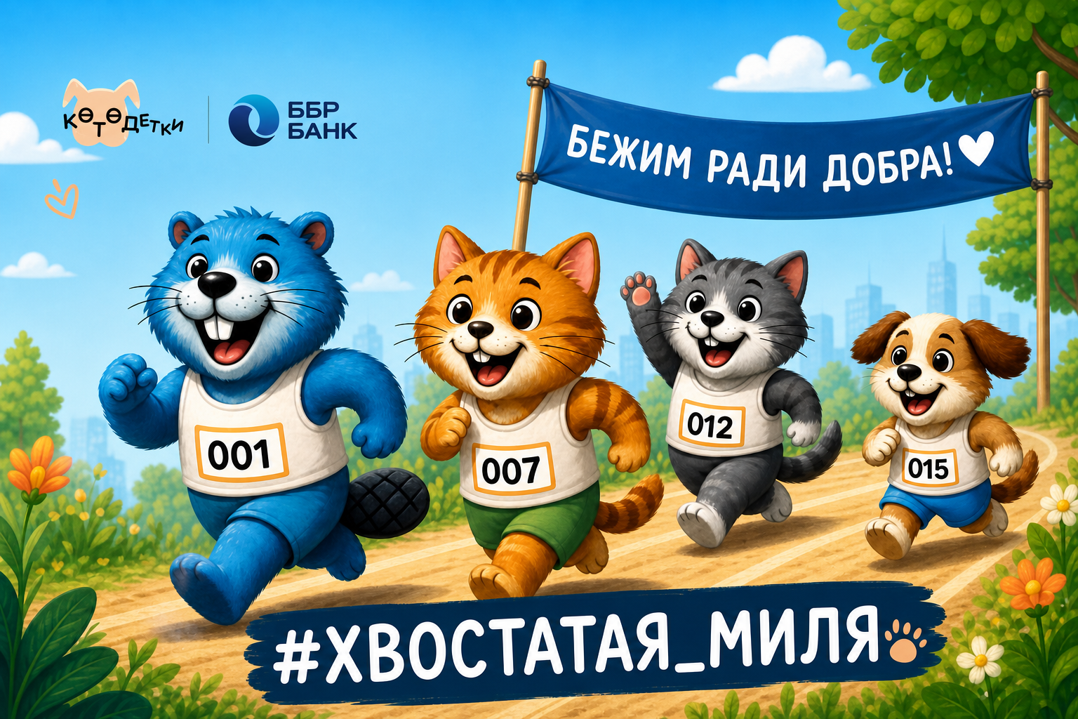 Фонд-партнёр ББР Банка организовал самый добрый забег года фото: Фонд-партнёр ББР Банка организовал самый добрый забег года